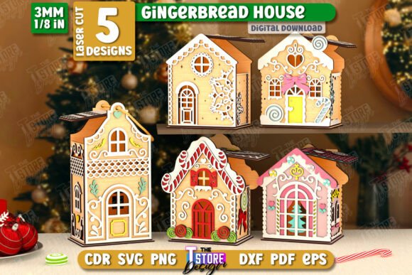 3D Gingerbread Decorative Houses Laser: A Complete Guide to Crafting Festive Villages