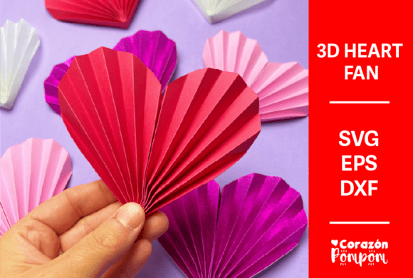 3D Heart Fan Digital Cutting File Evaluation