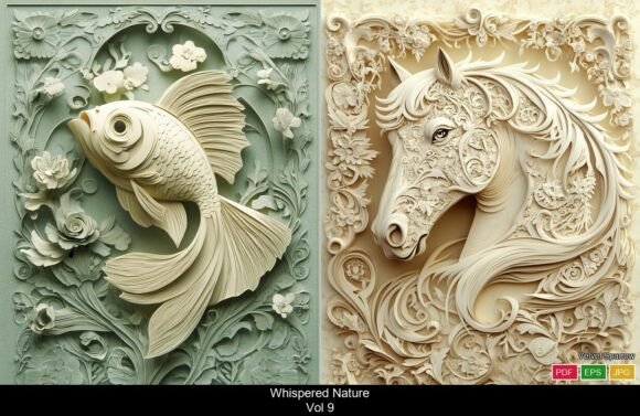 3D Paper Relief Illustrations Vol 9: A Guide to Textural Depth