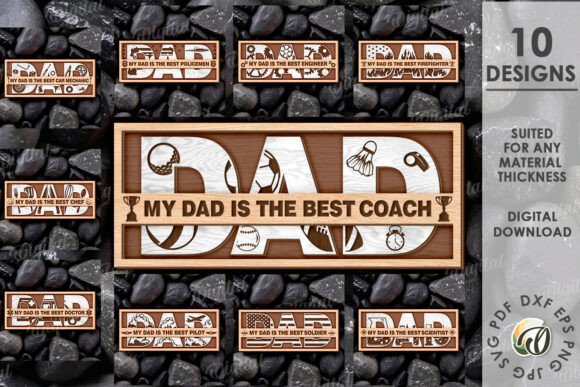 3D Personalized Gifts for Dad Bundle