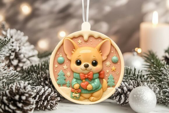 3D Porcelain Chihuahua Dog Xmas Ornament: A Guide to Quality and Usage