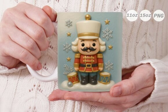 3D Porcelain Nutcracker Xmas Mug Wrap: A Practical Guide for Holiday Crafting
