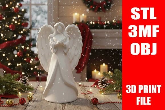 Bringing the Mary Statue Angel Christmas Stl 3d Print to Life