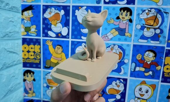 Cat Phone Holder 3D Printable Stl Model: A Strategic Asset for Workspace Design