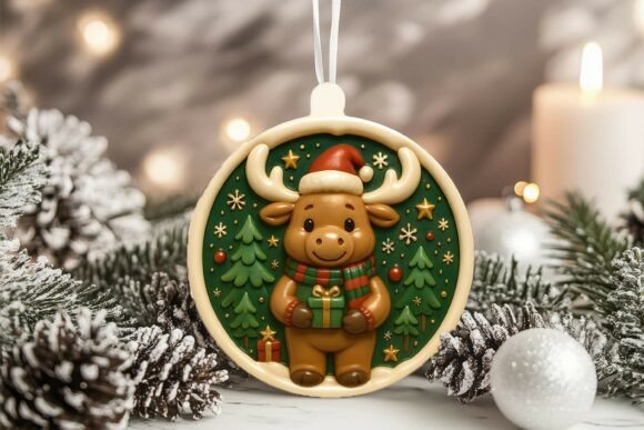 Choosing the Right 3D Porcelain Moose Christmas Ornament for Your Holiday Decor