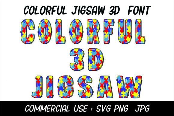 Colorful 3D Jigsaw Font: A Practical Guide to High-Impact Design