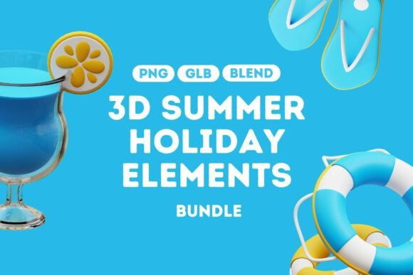 Colorful 3D Summer Icons: A Practical Asset for Seasonal Design