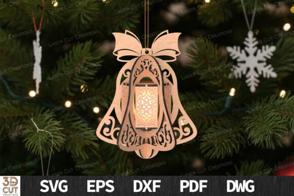 Crafting Depth and Light: A Guide to the 3D Bell Lantern Ornament SVG