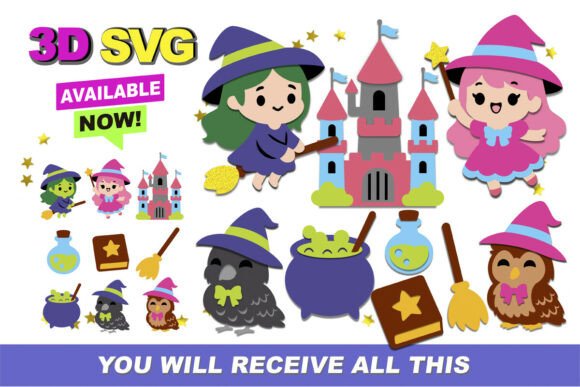 Cute Witch Kawaii 3D SVG: A Practical Guide to Flawless Cuts and Designs