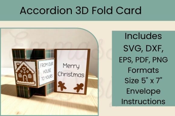 Evaluating the 3D Gingerbread House Accordion Card for Holiday Crafting