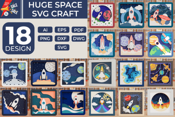 Evaluating the Space Exploration 3D SVG Craft Bundle