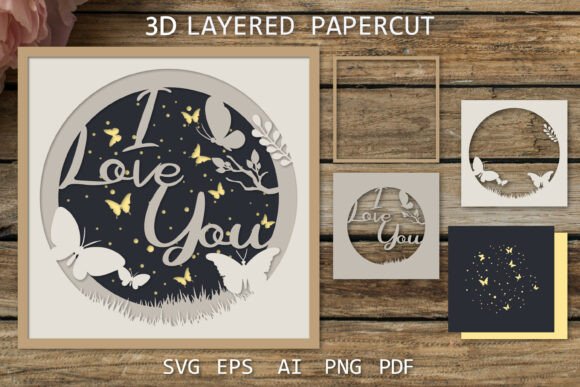 I Love You Card, 3D Layered Shadow Box: A Practical Guide to Creating Depth