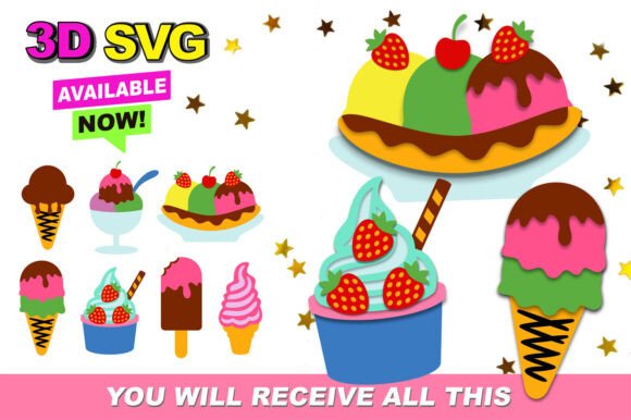 Ice Cream Cone 3D SVG: A Designer's Guide