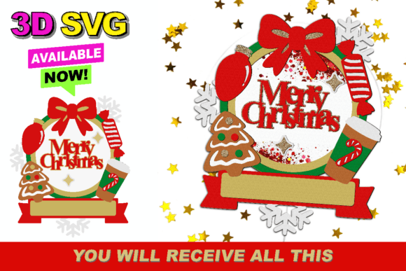 Merry Christmas Shaker Topper 3D SVG: The Ultimate Guide for Creators