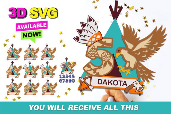 Native American Numbers Topper 3D SVG: A Comprehensive Guide to Creative Digital Downloads