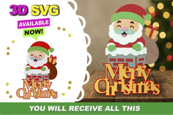 Santa Chimney Topper 3D SVG: A Practical Guide to Format, Fit, and Application