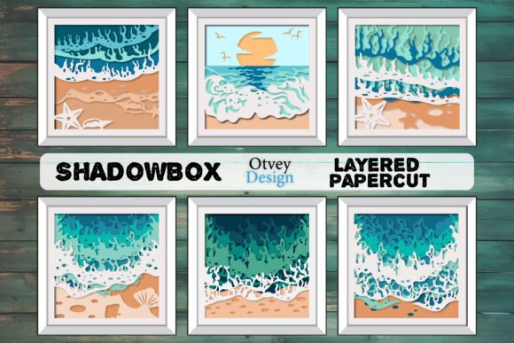 Sea Wave 3D Shadowbox Layered BUNDLES: A Strategic Asset for Digital Creators